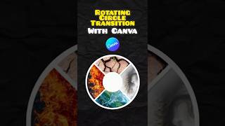 Quick Canva Trick: Rotating Circle Transition #shorts