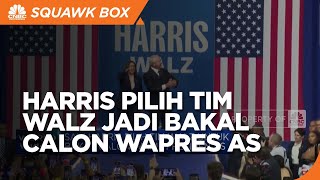 Sah! Harris Pilih Tim Walz Untuk Bakal Calon Wakil Presiden