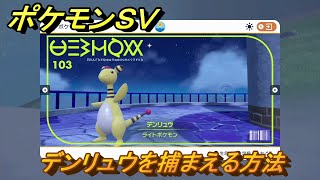 ポケモンＳＶ　デンリュウを捕まえる方法！出現場所は？図鑑No.１０３　ポケモン図鑑を埋めよう！　【スカーレット・バイオレット】