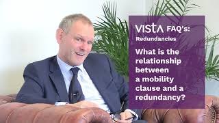 Redundancy: What is the relationship between a mobility clause and a redundancy?