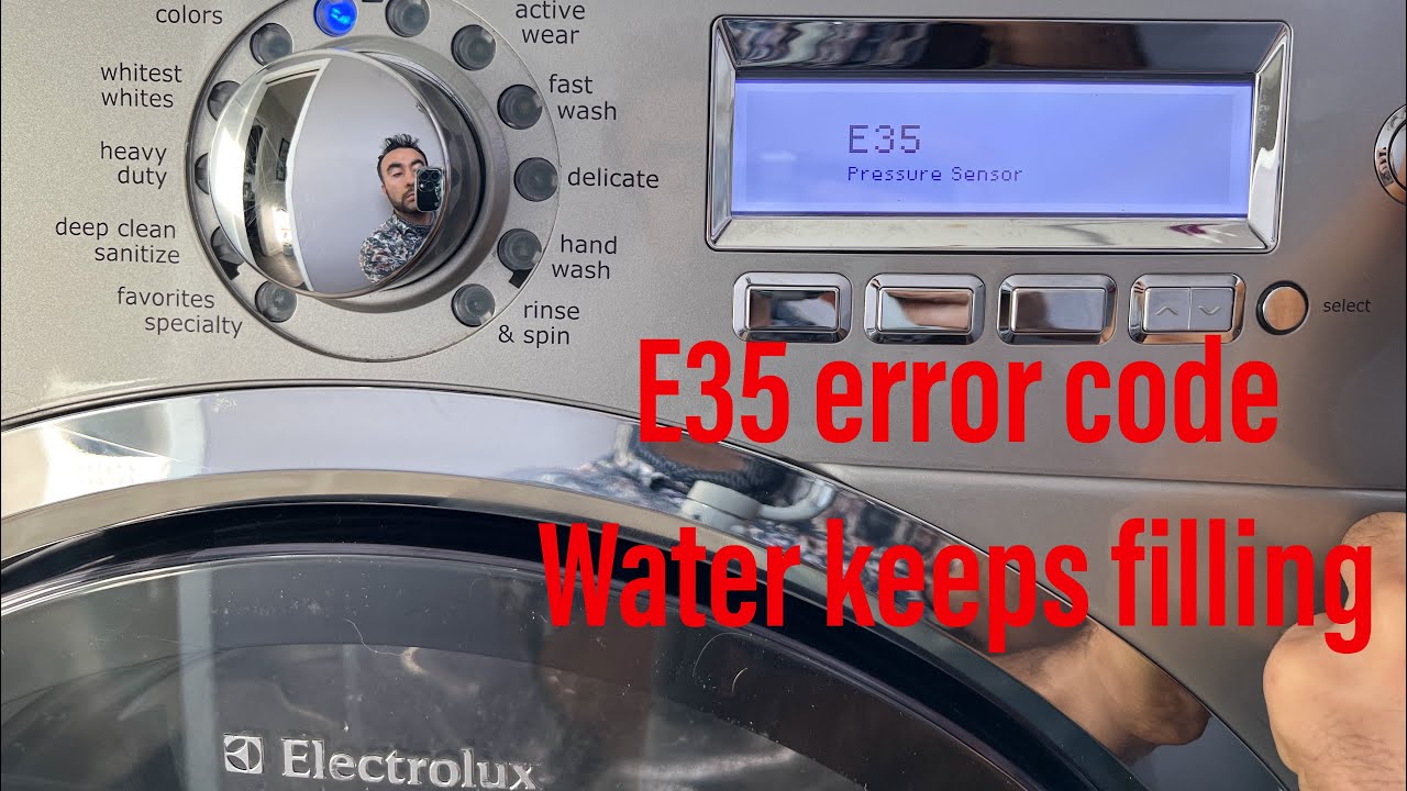 Electrolux Washer E35 Error Code - YouTube