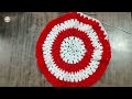 crochet a round thalposh table runner laddu gopal asan easy u0026 beautiful crochet design