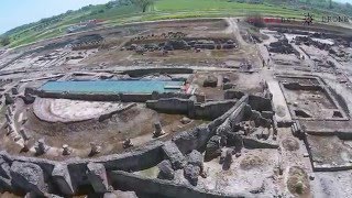 Volo su Scavi e Laghi di Sibari, città della Magna Grecia