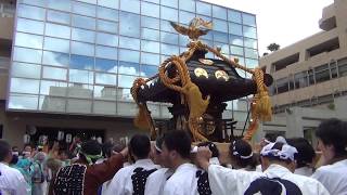 筑土八幡神社例大祭2018 白木大神輿渡御その3【東五軒町】