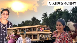 वादळ वाऱ्या मध्ये फ़सली आमची #houseboat #alleppeybackwaters  #kerala #marathivlog