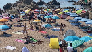 Walking Lloret de Mar, Costa Brava Spain