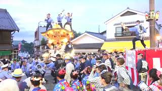 土屋の山車が仲町の坂を駆け上がり幸町方面へ向かいます！成田祇園祭2022中日にて　2022年7月9日　 00055