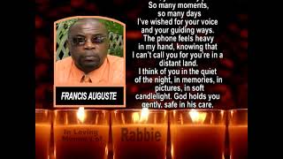 Francis Auguste ~ Memorial