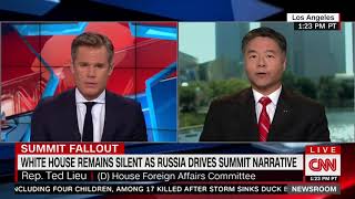 REP. LIEU ON CNN NEWSROOM TALKS ABOUT POTENTIAL TRUMP-PUTIN MEETING AT WHITE HOUSE