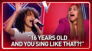 16-Year-Old WOWS coaches with mind-blowing WHITNEY HOUSTON cover on The Voice | Journey #237