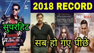 Movies With Highest Weekend Collection In 2018, Race 3 Salman khan Slams Bollywood Record