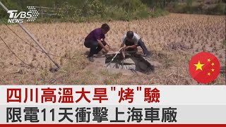 四川高溫大旱「烤」驗 限電11天衝擊上海車廠｜十點不一樣20220824