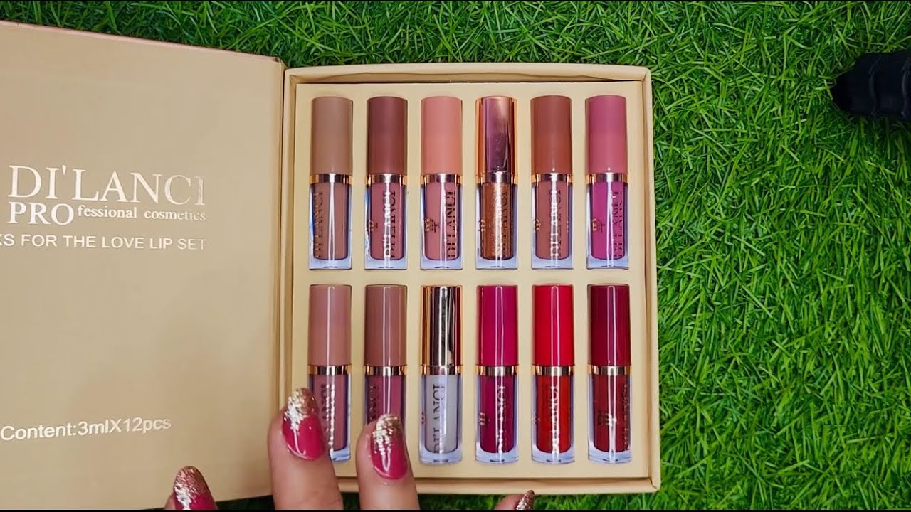 Full Waterproof Liquid Lipstic Set Youtube