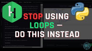 STOP USING LOOPS — Do THIS Instead (List Comprehensions in Python | HackerRank)