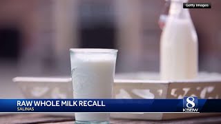 Statewide raw milk recall issued for Monterey County dairy farm