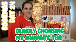 bookmas day 24 - blindly choosing my january TBR