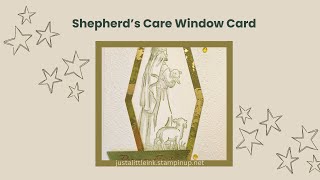 Shepherd's Care Window Card