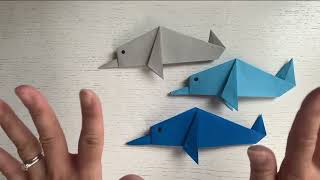 How to fold an Origami Dolphin ~Step by Step ~Tutorial