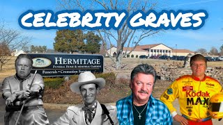Several CELEBRITY GRAVES at Hermitage Memorial Gardens-2025