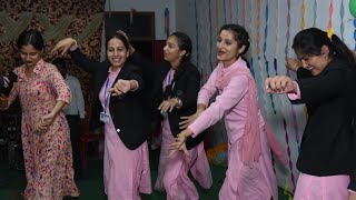 B.ed. collage  Pahari dance on teachers day