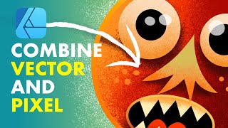 Affinity Designer Tutorial-Indonesia : kombinasi Vector dan Pixel 🇲🇨