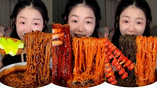 [ASMR ] Mukbang : Fast eat healthy - Noodles 빨리 건강하게 먹어요