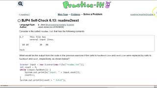 Building Java Programs Chapter 6 Self-Check 12 13 14 readme