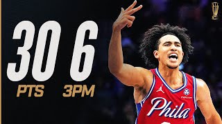 16th Overall Pick Jared McCain(30 PTS) GETS BUCKETS in Philly! 🏆| November 22, 2024