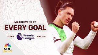 Every Premier League goal from Matchweek 21 (2023-24) | NBC Sports