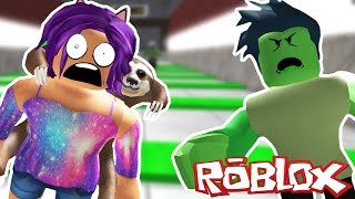 Escape The Zombie Infected Mall Roblox Obby - escape the evil babysitter obby read desc roblox youtube