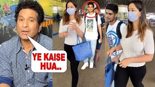 Watch Shubham Gill & Sara Tendulkar spotted at airport before Ind vs Wi match 2023