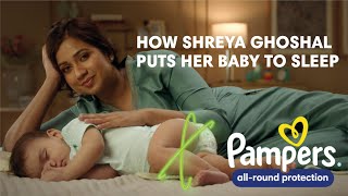 Shreya hits the right notes with the New and Improved Pampers All Night Rash Protection (Bengali)