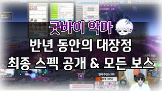 [신해조 메이플스토리] 굿바이 악마.. 마지막이 될 수 있는 모든 보스 레이드!! 템 팔기전 최종 스펙 공개