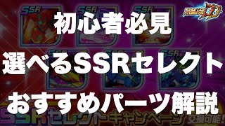 【スパロボDD】初心者必見！選べるSSRセレクトキャンペーンのおすすめパーツを解説します！