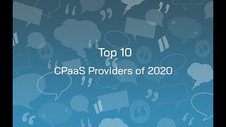 Top 10 CPaaS Providers of 2020