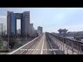 unmanned monorail yurikamome line ride tokyo sightseeing