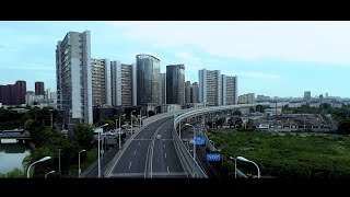 Seeing Songjiang from the air -- Jiuting Town