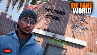 🔴Switchback Customs Now OPEN In GTA RP! | The Fake World