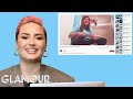 Demi Lovato Watches Fan Covers on YouTube and TikTok | Glamour