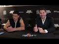 dmitry bivol on beating zurdo rematch with canelo or beterbiev fight full post fight presser