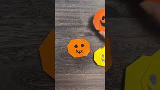 ハロウィンかぼちゃ🎃ジャック・オ・ランタンの折り方 #shorts