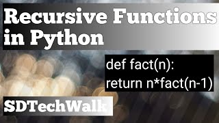 25 Recursive Function #Python Recursive Function