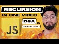 Data Structures in Javascript ( Recursion ) |  DSA Interview Questions | Backtracking Algorithms