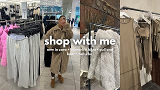 SHOP WITH ME: new in zara + primark + h&m + bershka + pull and bear | shopping vlog 2024