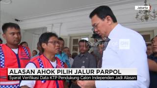 Alasan Ahok Pilih Jalur Parpol pada Pilgub DKI