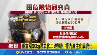 大樓迷你倉竄煙飄臭 租客竟囤90kg化學粉末｜三立新聞網 SETN.com