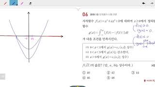 창규야201909사차함수에 9월 나형 21번