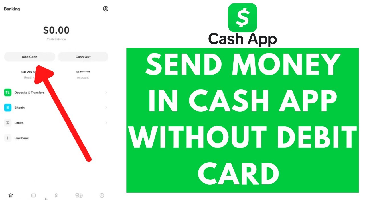 How To Send Money In CashApp Without Debit Card | Send Money On Cash ...