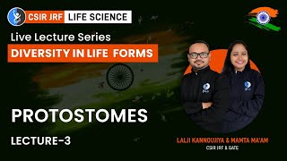 Protostomes | Diversity in Life Forms | Lec 3