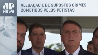 Bolsonaro aciona o Supremo Tribunal Federal contra Lula e Gleisi Hoffmann